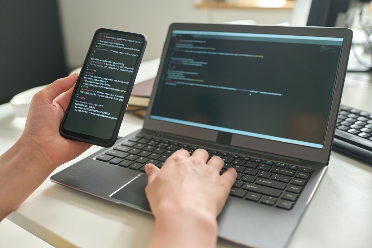 Web development workspace